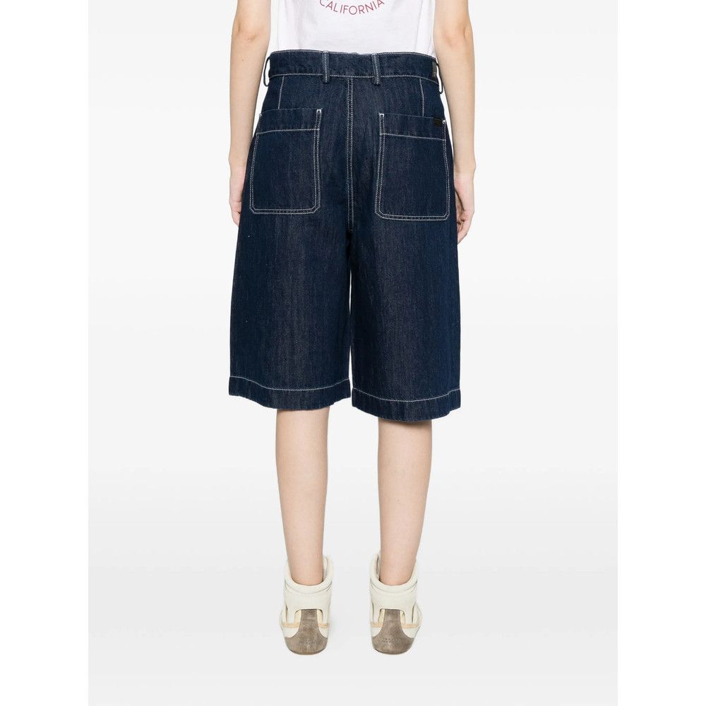 7 For All Mankind 7 For All Mankind BLUE Shorts - Knee-Length Shorts Size 33" - 4 Thumbnail