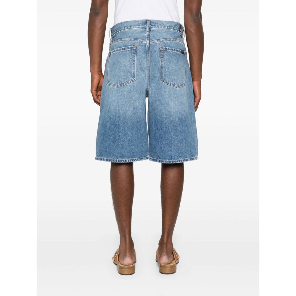 7 For All Mankind 7 For All Mankind BLUE Shorts - Denim Shorts Size US 31 - 3 Thumbnail