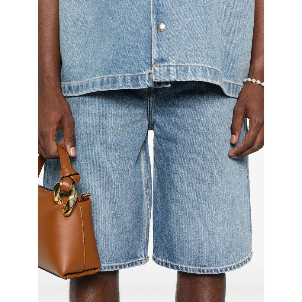 7 For All Mankind 7 For All Mankind BLUE Shorts - Denim Shorts Size US 33 - 2 Thumbnail