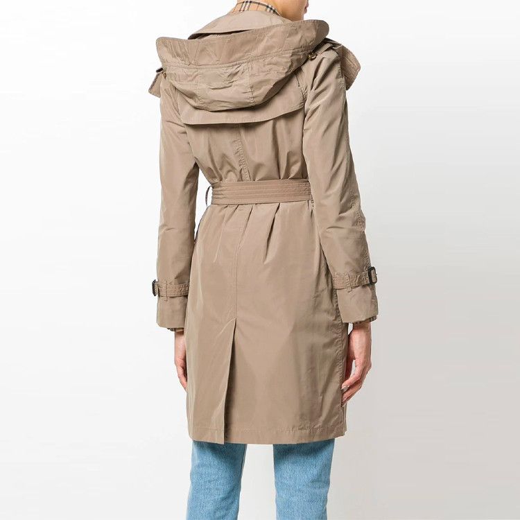Burberry Burberry Beige Double-Breasted Trench Coat Size 4 Size S / US 4 / IT 40 - 11 Thumbnail