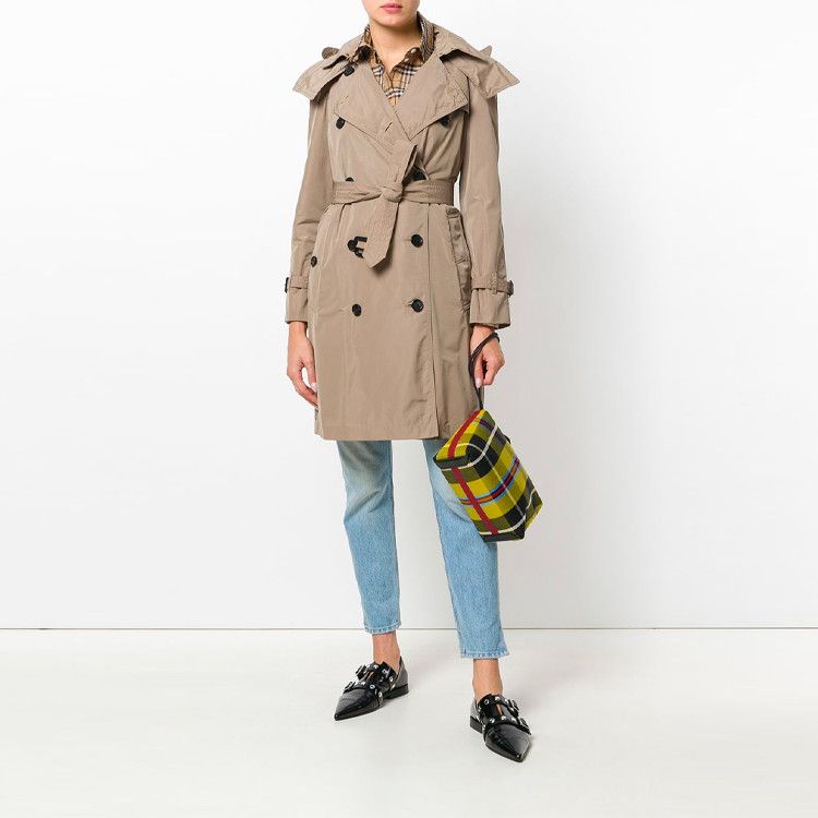 Burberry Burberry Beige Double-Breasted Trench Coat Size 4 Size S / US 4 / IT 40 - 9 Thumbnail