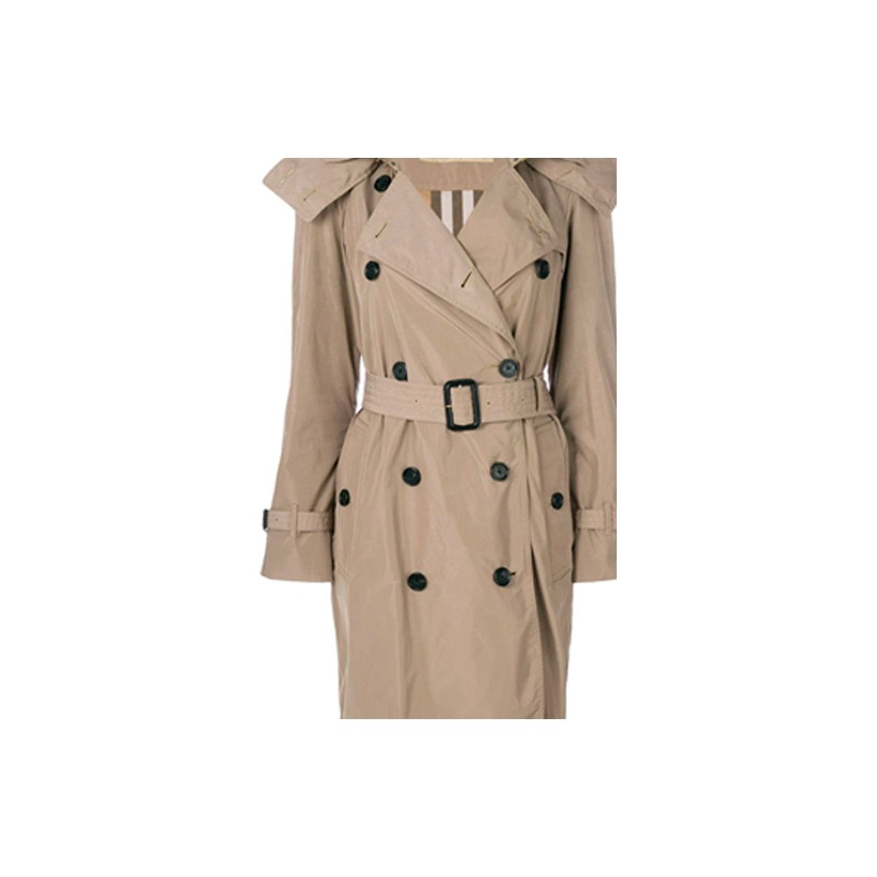 Burberry Burberry Beige Double-Breasted Trench Coat Size 4 Size S / US 4 / IT 40 - 12 Thumbnail