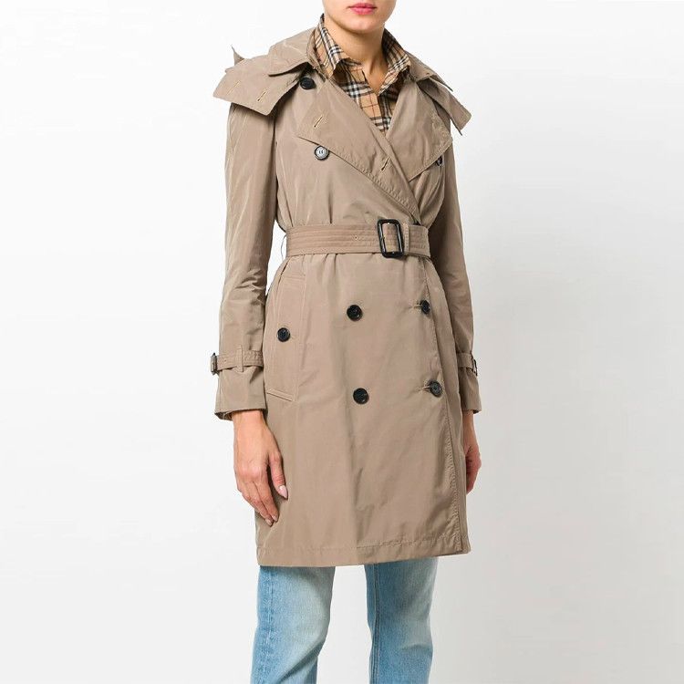 Burberry Burberry Beige Double-Breasted Trench Coat Size 4 Size S / US 4 / IT 40 - 10 Thumbnail