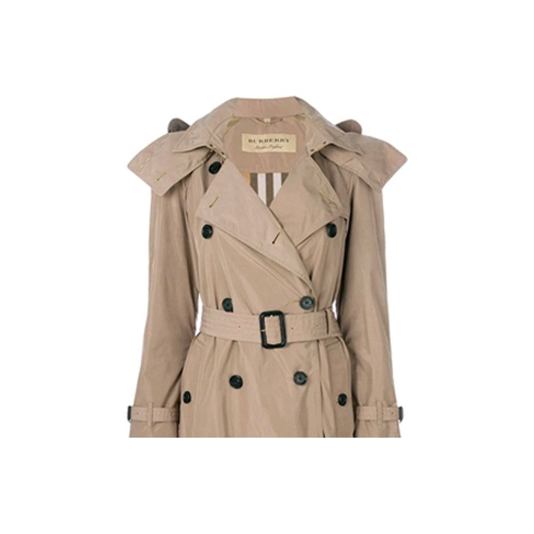 Burberry Burberry Beige Double-Breasted Trench Coat Size 4 Size S / US 4 / IT 40 - 13 Thumbnail