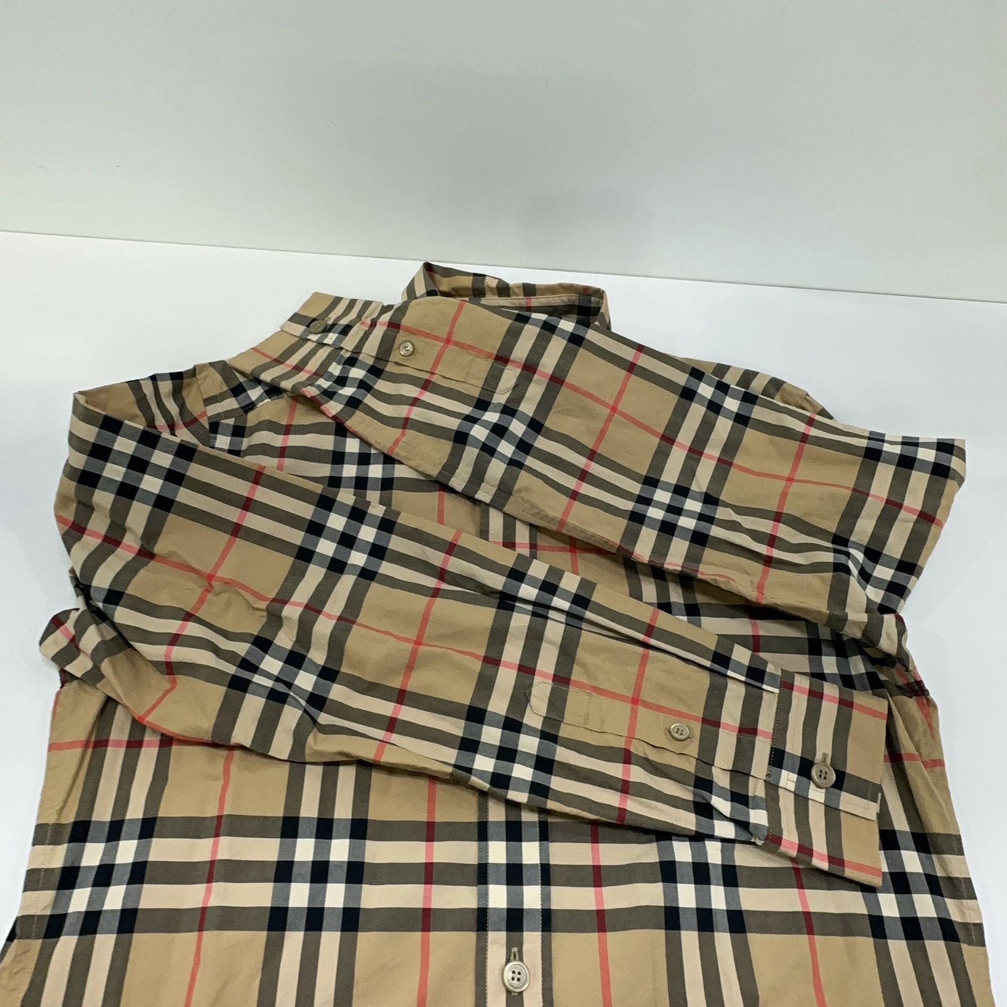 Burberry Burberry Archive Check Long Sleeve Shirt Size XS Size US XS / EU 42 / 0 - 6 Thumbnail