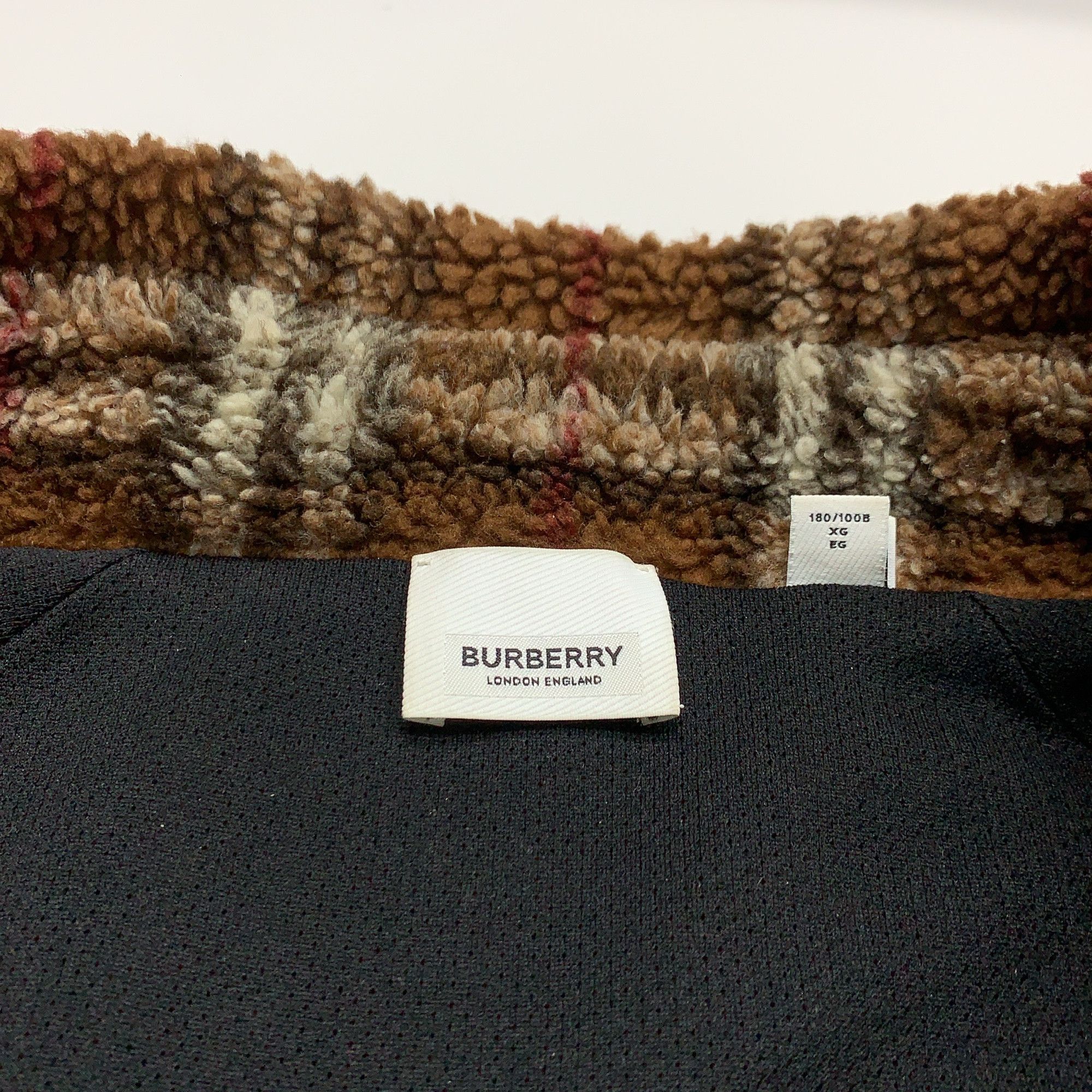 Burberry Burberry Vintage Check Fleece Jacket Size XL Size US XL / EU 56 / 4 - 5 Thumbnail