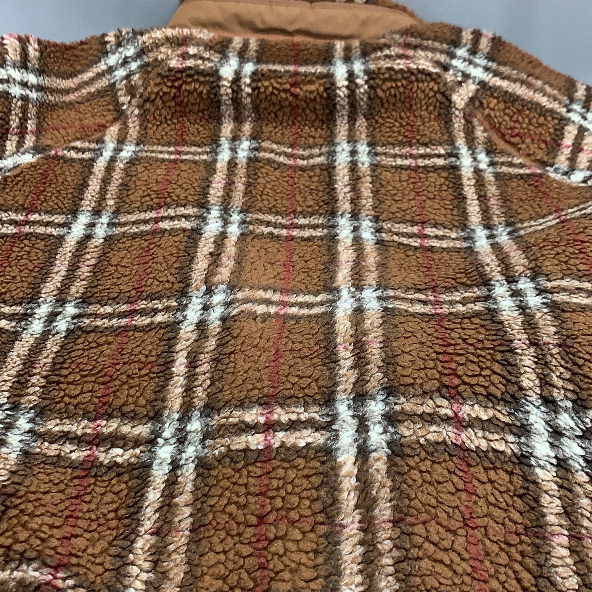 Burberry Burberry Vintage Check Fleece Jacket Size XL Size US XL / EU 56 / 4 - 10 Thumbnail