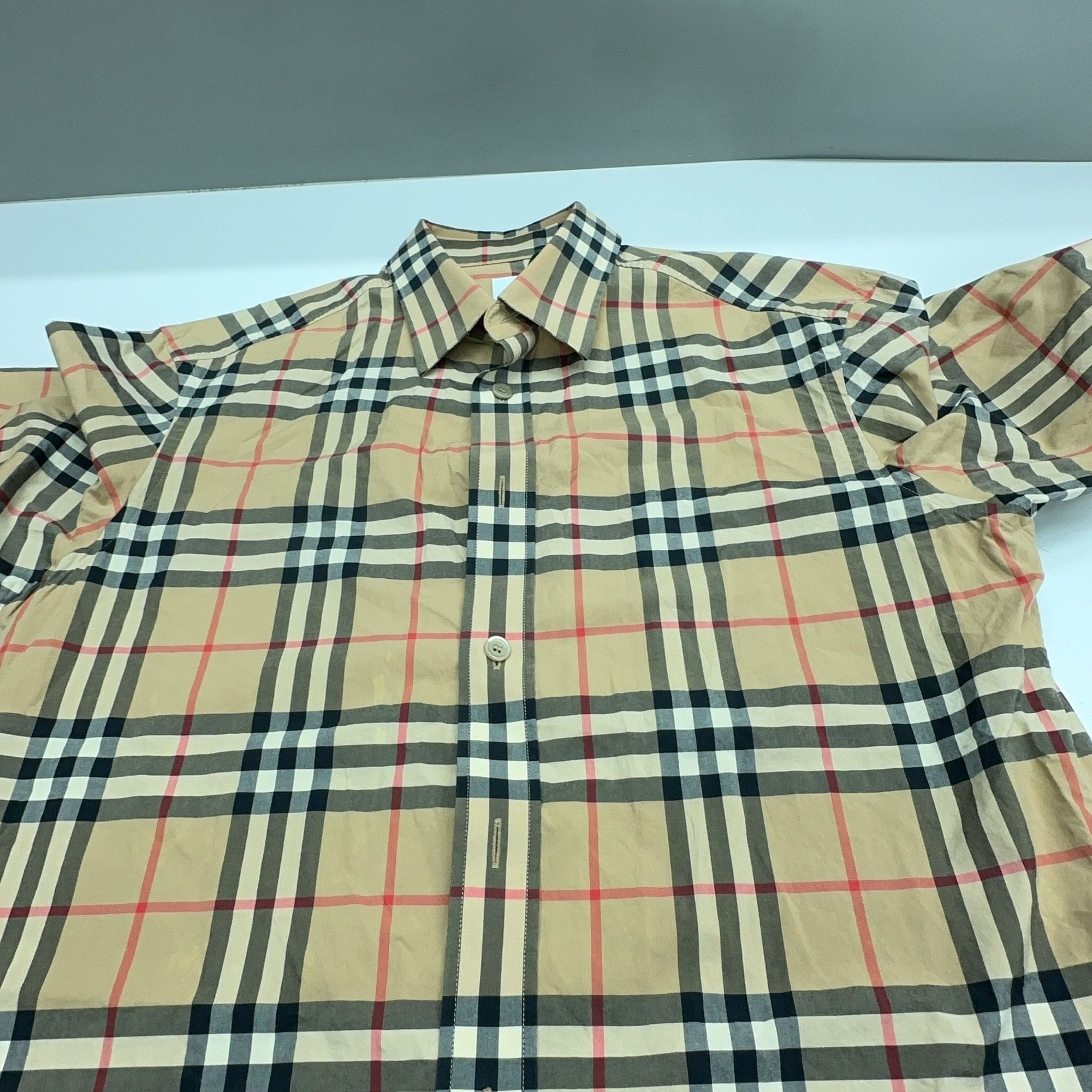 Burberry Burberry Check Print Button Up Shirt Size M Size US M / EU 48-50 / 2 - 7 Thumbnail