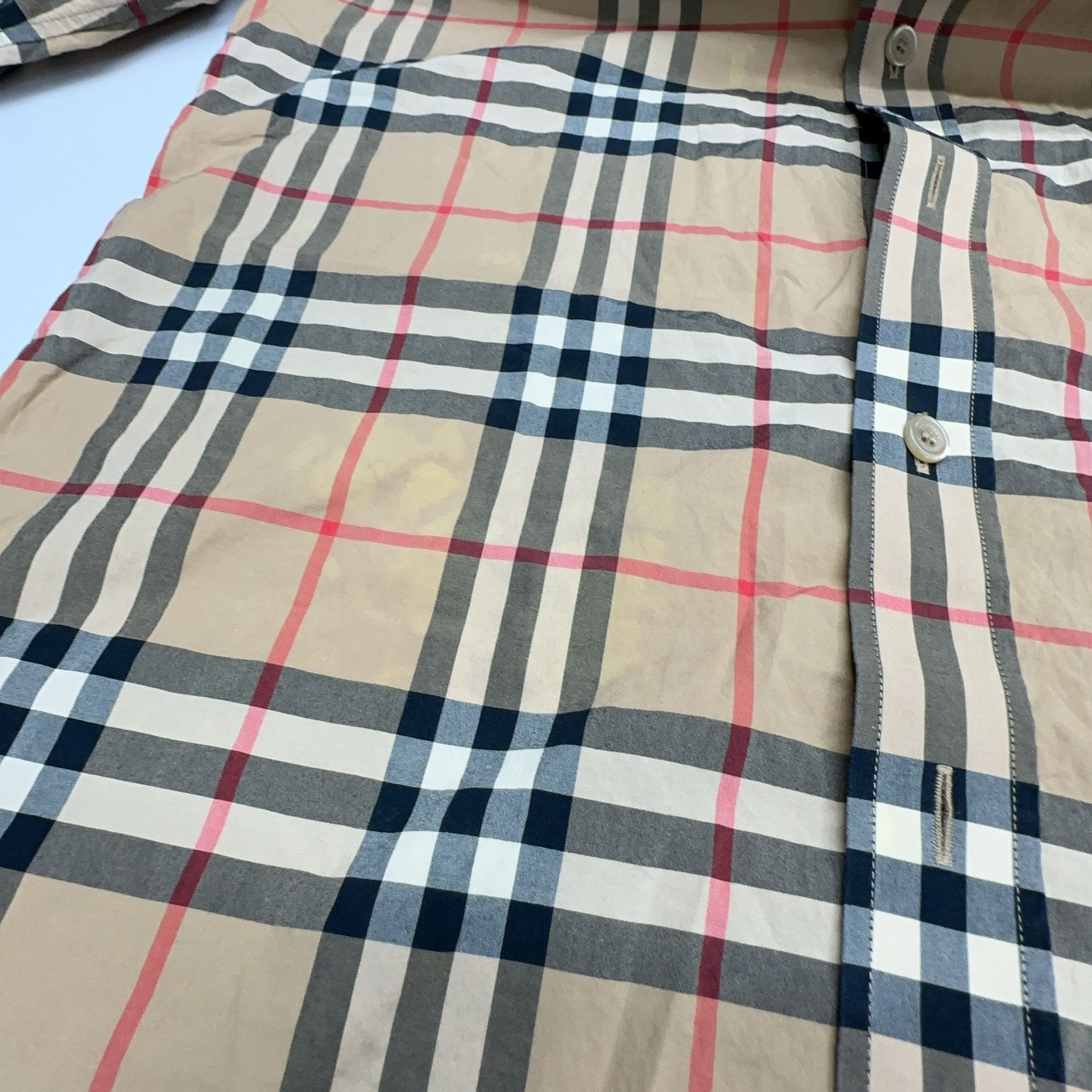 Burberry Burberry Check Print Button Up Shirt Size M Size US M / EU 48-50 / 2 - 5 Thumbnail