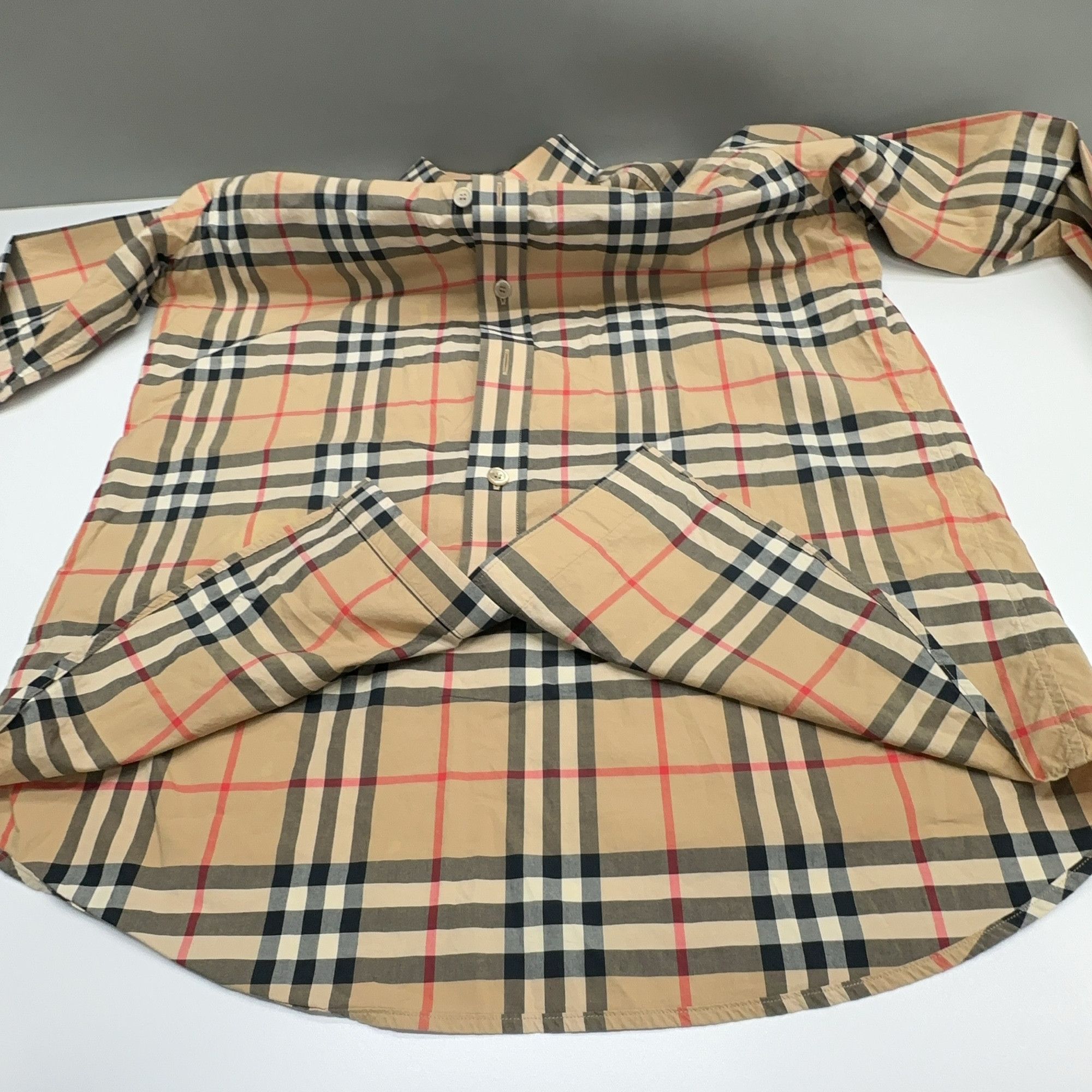 Burberry Burberry Check Print Button Up Shirt Size M Size US M / EU 48-50 / 2 - 9 Thumbnail