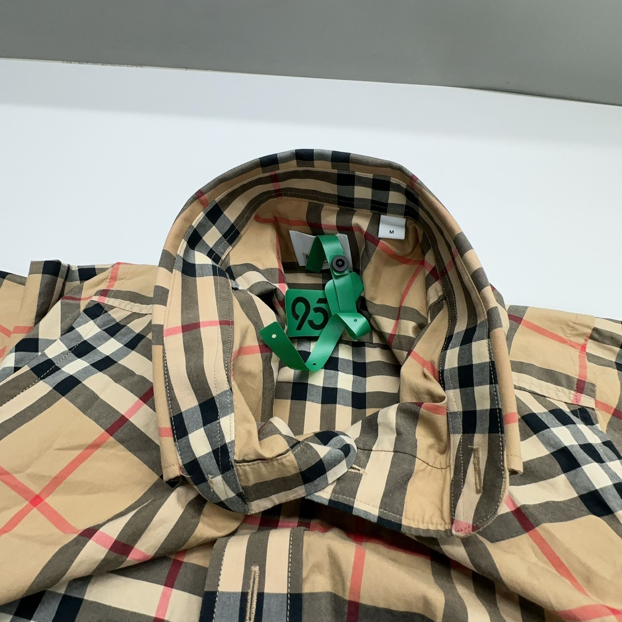 Burberry Burberry Check Print Button Up Shirt Size M Size US M / EU 48-50 / 2 - 6 Thumbnail