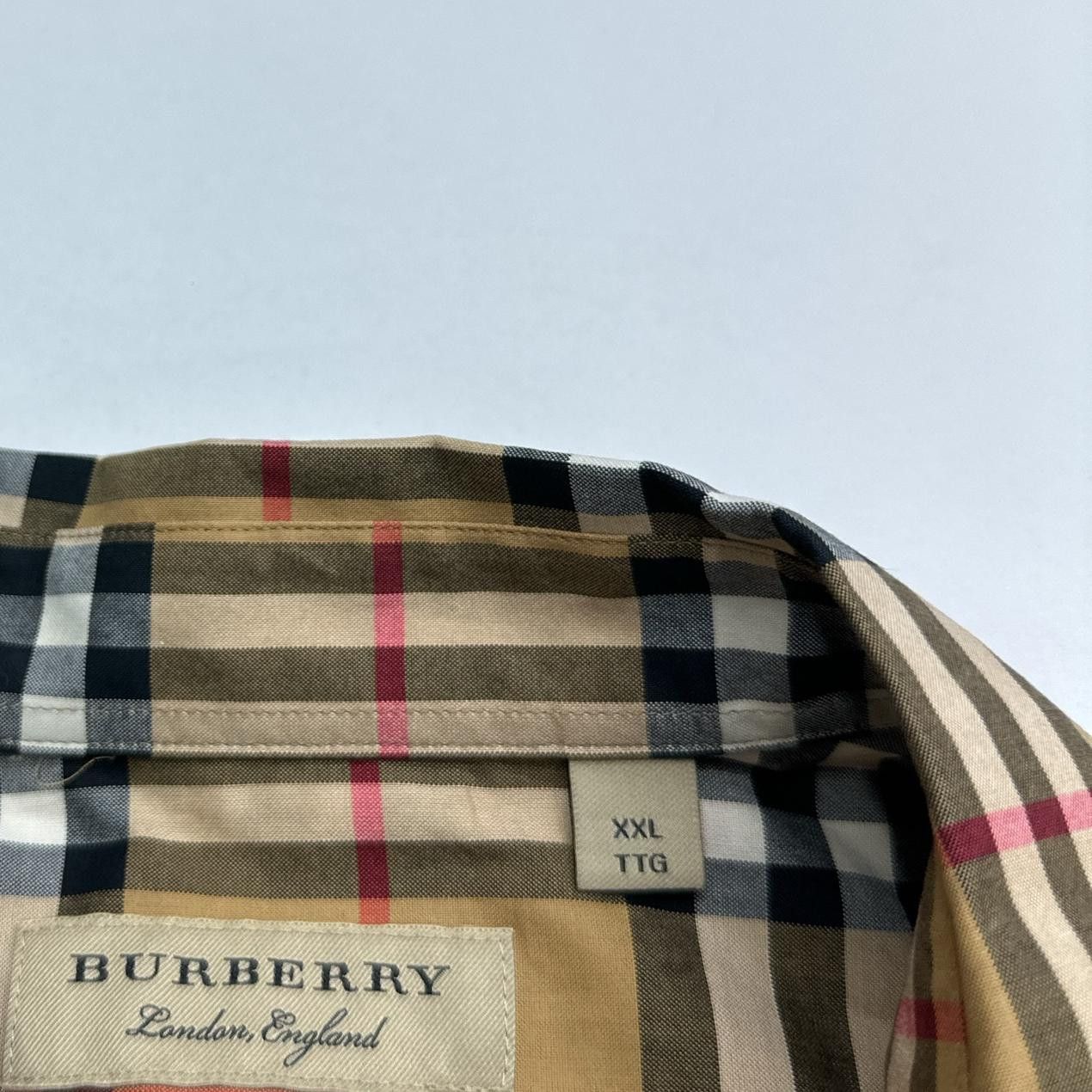 Burberry Burberry Check Pattern Shirt Size XXL Size US XXL / EU 58 / 5 - 8 Thumbnail