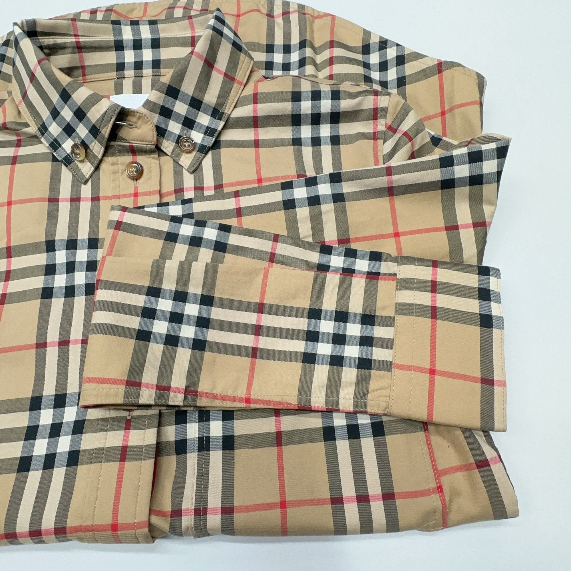 Burberry Burberry Check Button Up Shirt US 2 Size XS / US 0-2 / IT 36-38 - 5 Thumbnail