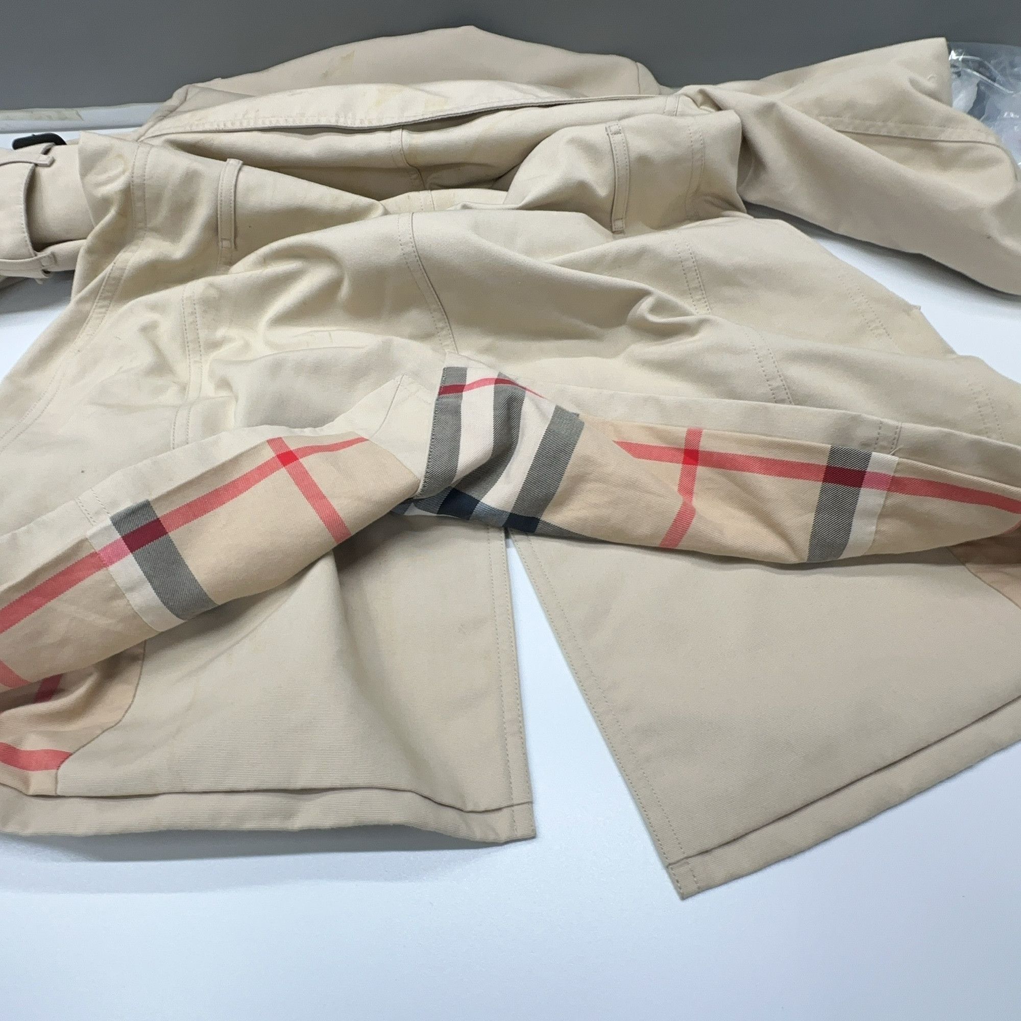 Burberry Burberry Cotton Trench Coat Beige Size IT 36 Size XS / US 0-2 / IT 36-38 - 14 Thumbnail