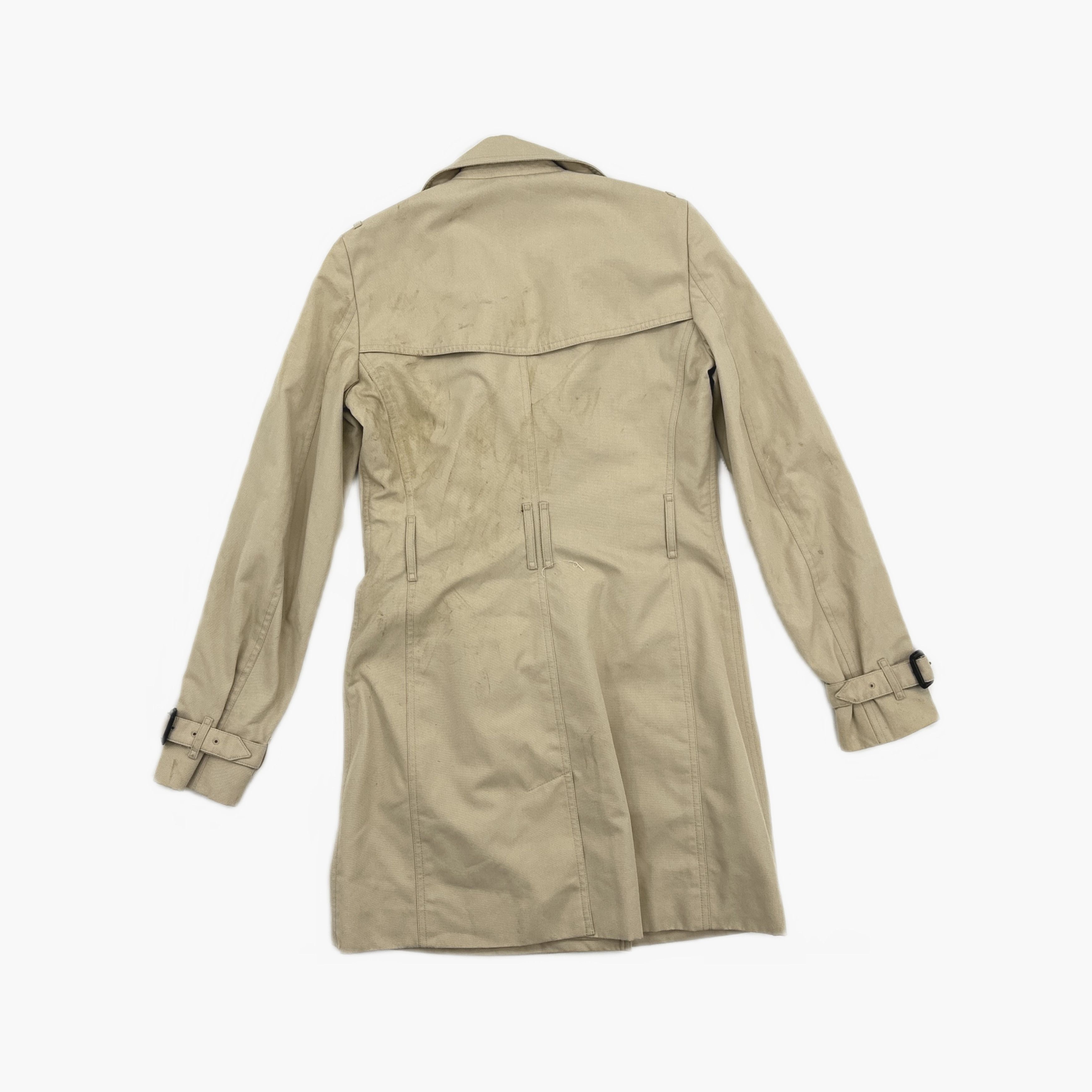 Burberry Burberry Cotton Trench Coat Beige Size IT 36 Size XS / US 0-2 / IT 36-38 - 2 Thumbnail