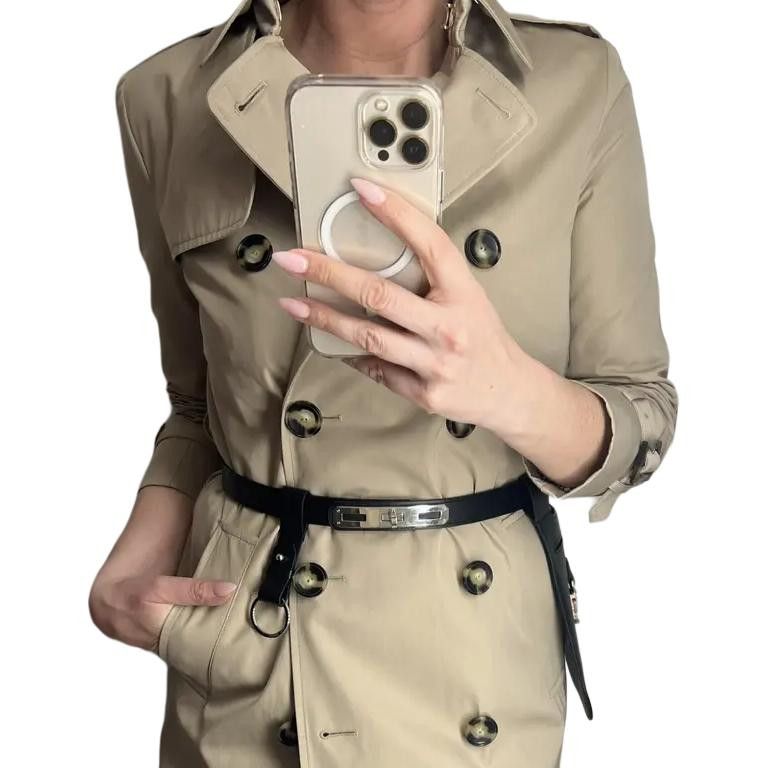 Burberry Burberry Cotton Trench Coat Beige Size IT 36 Size XS / US 0-2 / IT 36-38 - 16 Thumbnail