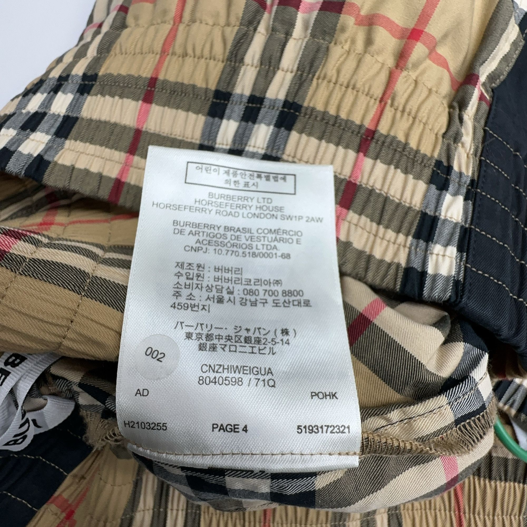Burberry Burberry Check Pattern Shorts Size UK 4 Size 25" / US 0 / IT 36 - 3 Thumbnail