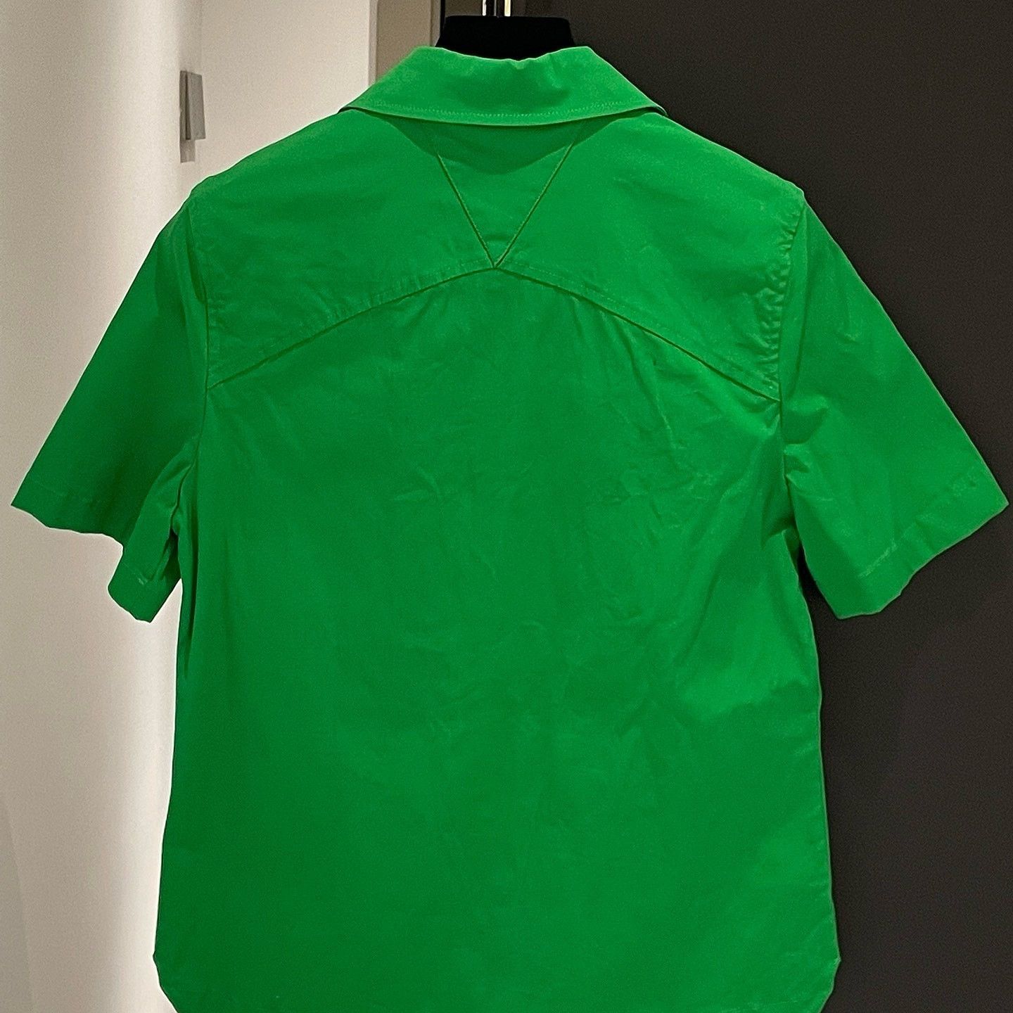 Bottega Veneta Bottega Veneta Green Cotton Button Up Shirt Size 34 Size XXS / US 00 / IT 34 - 2 Thumbnail