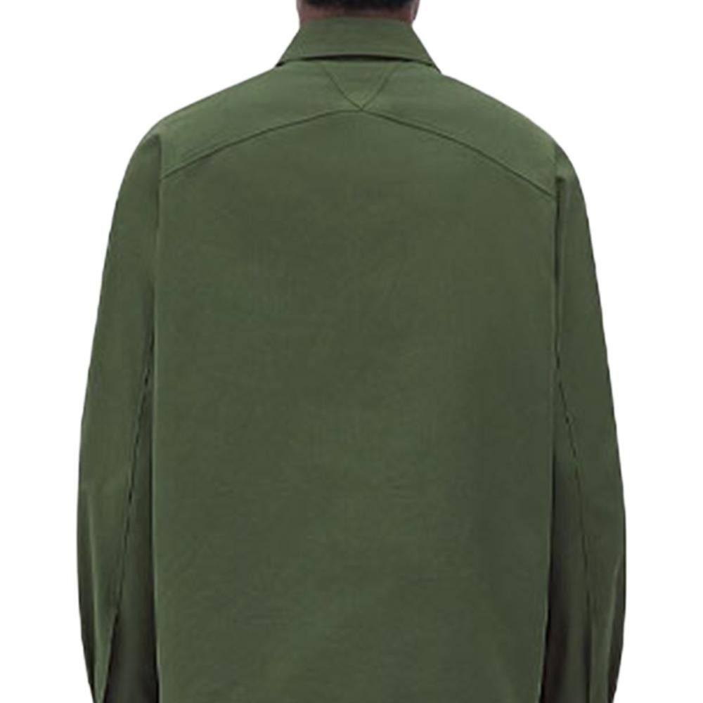 Bottega Veneta Bottega Veneta Green Cotton Button Up Shirt Size L Size US L / EU 52-54 / 3 - 9 Thumbnail