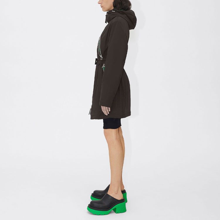 Bottega Veneta Bottega Veneta Green Contrast Coat Size S Size S / US 4 / IT 40 - 18 Thumbnail