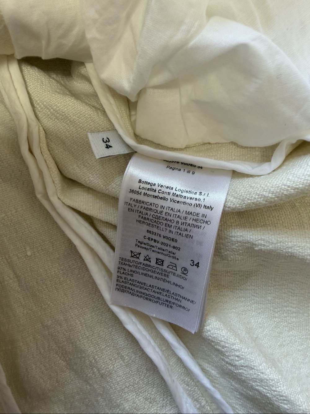 Bottega Veneta Bottega Veneta Linen Blend Blazer IT 34 Size XXS / US 00 / IT 34 - 4 Thumbnail
