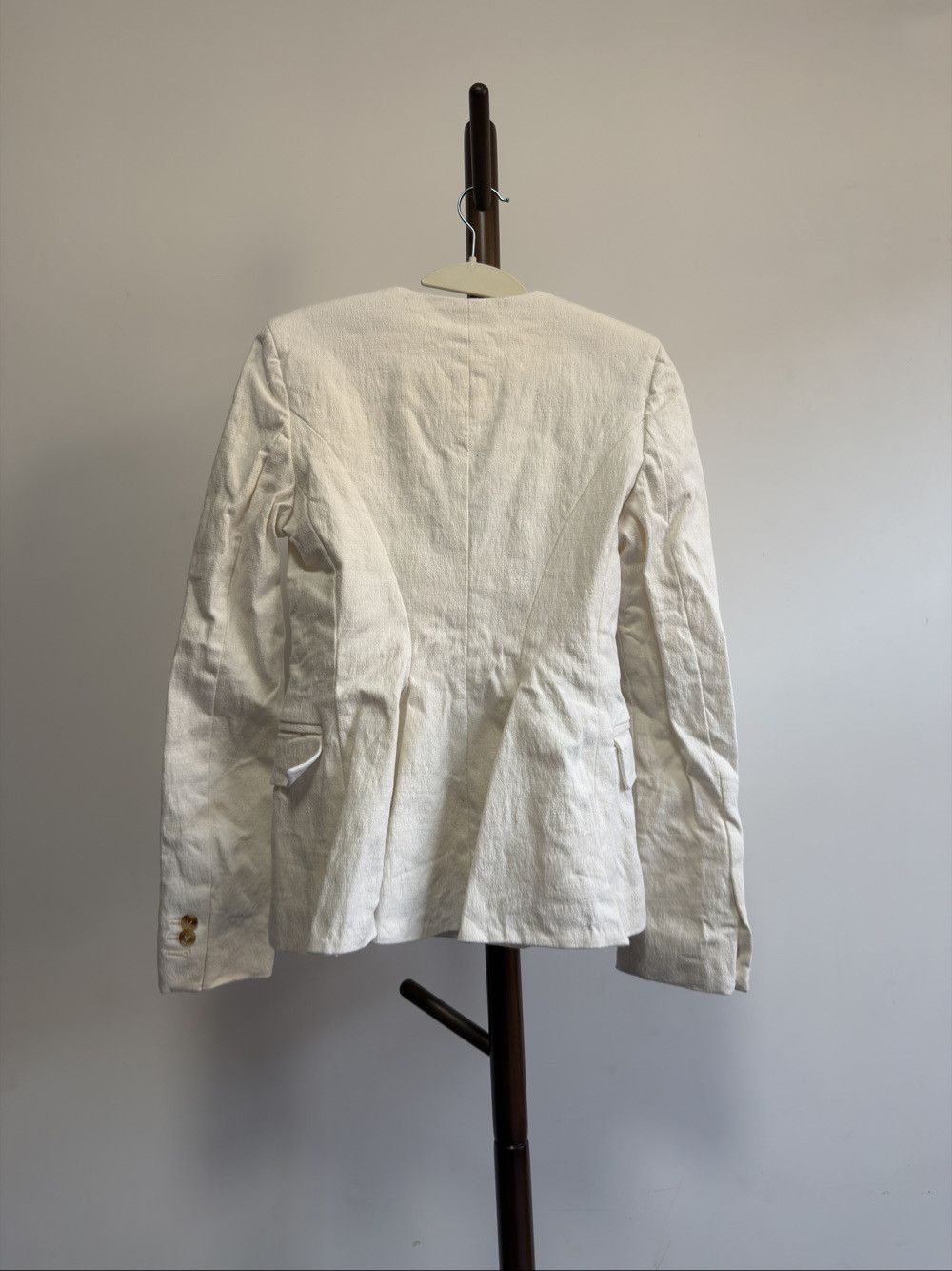Bottega Veneta Bottega Veneta Linen Blend Blazer IT 34 Size XXS / US 00 / IT 34 - 2 Thumbnail