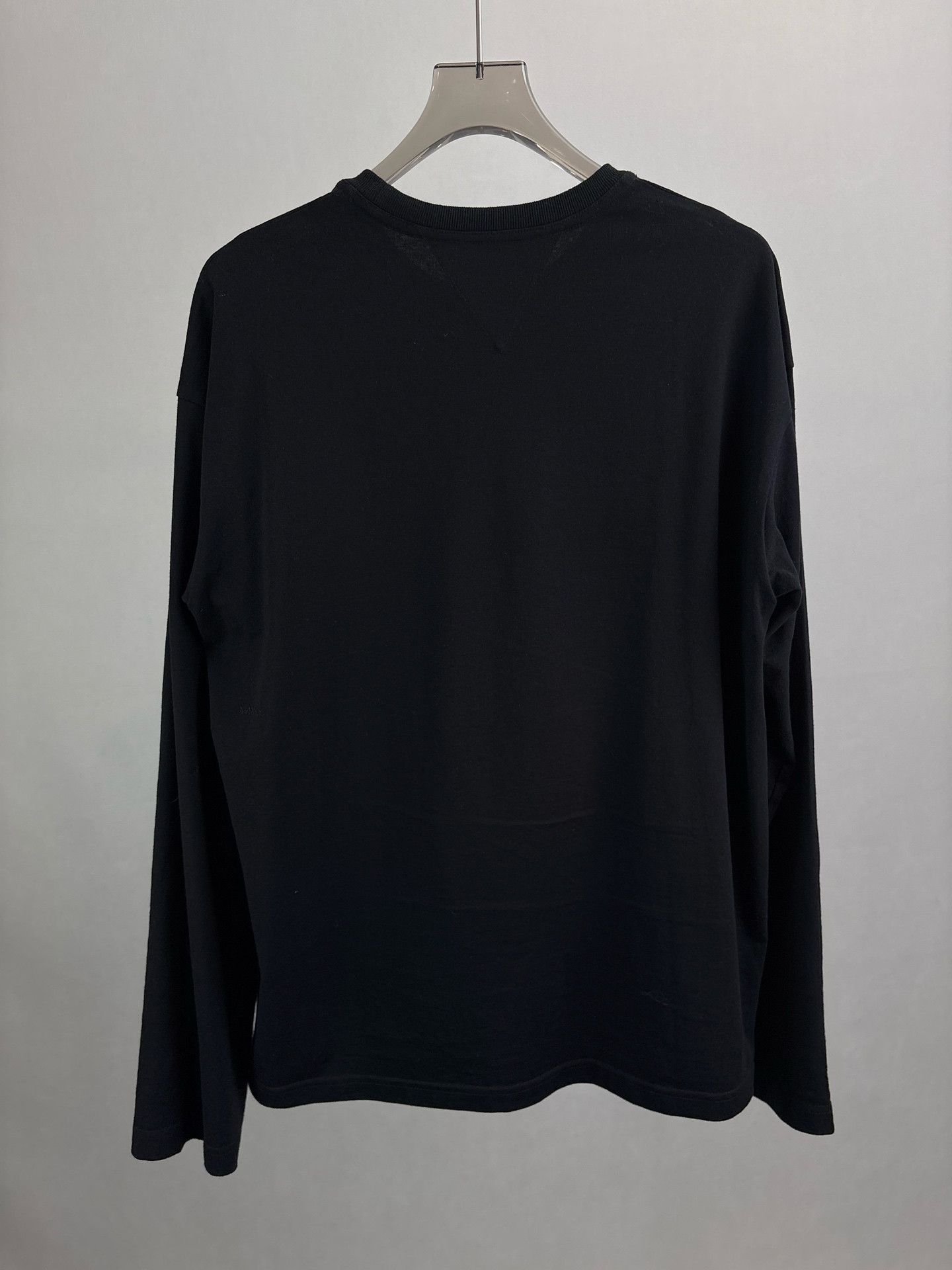 Bottega Veneta Bottega Veneta Black Long Sleeve T-Shirt Size XL Size US XL / EU 56 / 4 - 2 Thumbnail