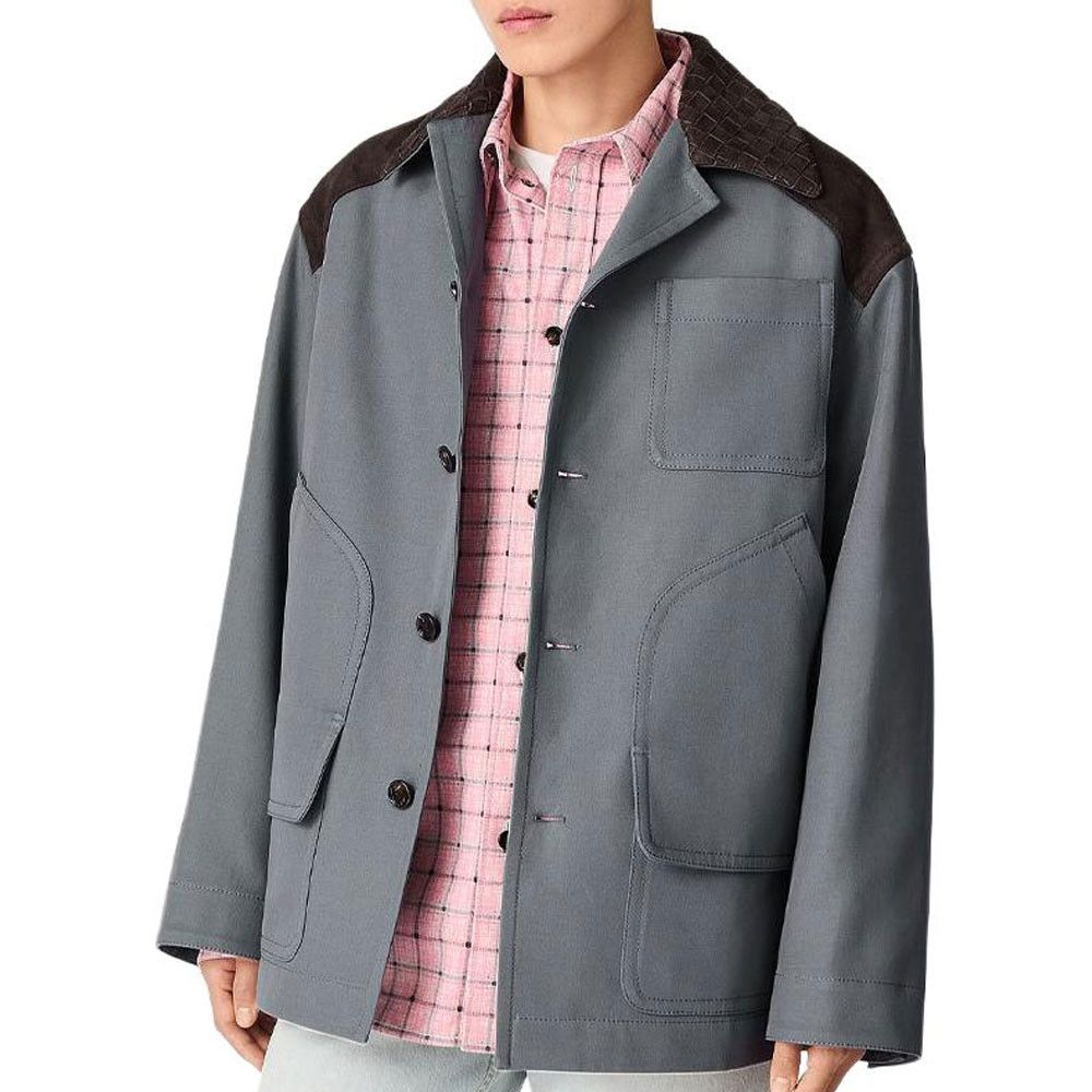 Bottega Veneta Bottega Veneta Intrecciato Collar Cotton Jacket Size S Size US S / EU 44-46 / 1 - 11 Thumbnail