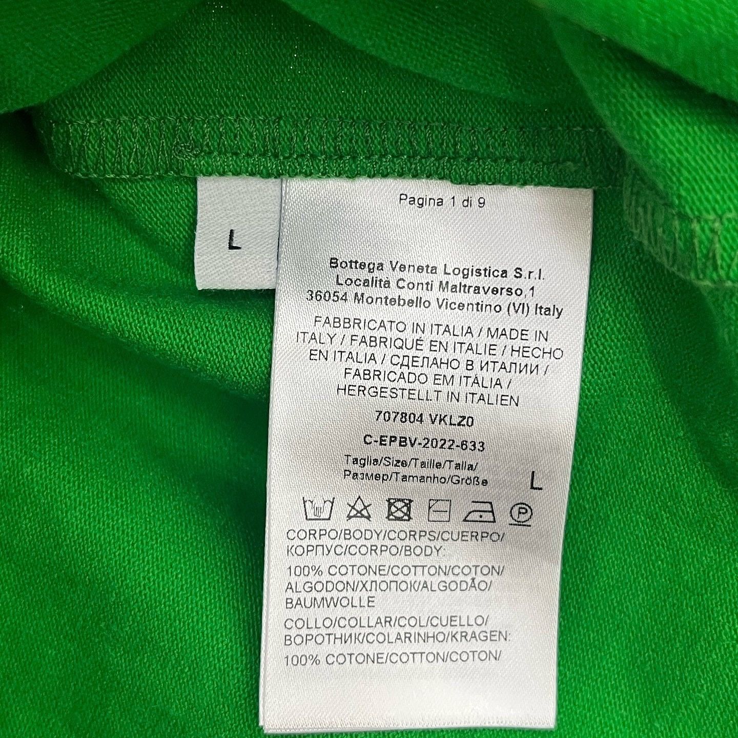 Bottega Veneta Bottega Veneta Green Pocket T-Shirt Size L Size US L / EU 52-54 / 3 - 4 Thumbnail