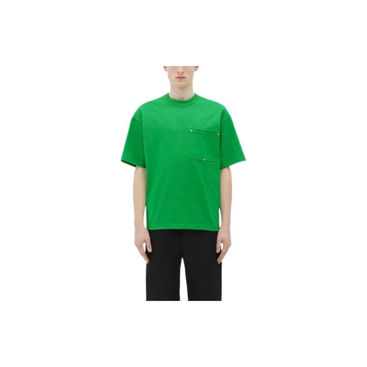 Bottega Veneta Bottega Veneta Green Pocket T-Shirt Size L Size US L / EU 52-54 / 3 - 6 Thumbnail