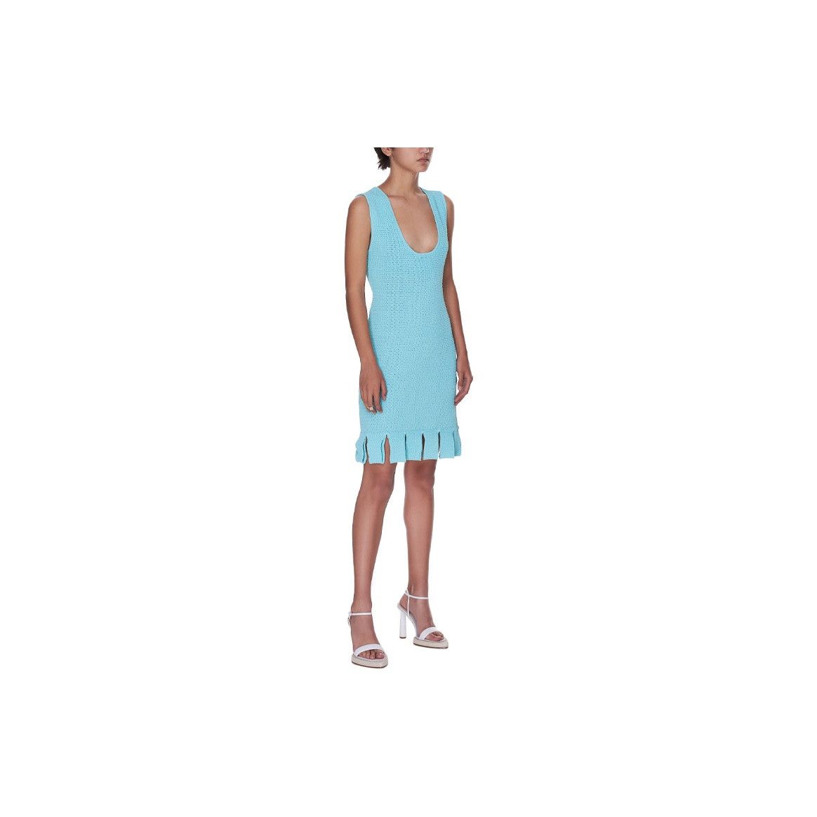 Bottega Veneta Bottega Veneta Knit Sleeveless Mini Dress Size S Size S / US 4 / IT 40 - 11 Thumbnail
