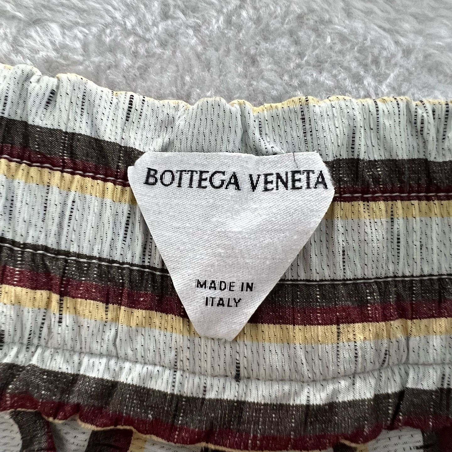 Bottega Veneta Bottega Veneta Striped Cotton Linen Shorts Size S Size US 30 / EU 46 - 3 Thumbnail
