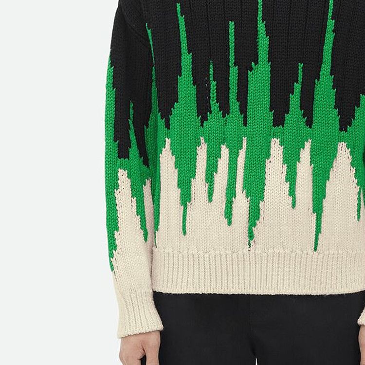 Bottega Veneta Bottega Veneta Patterned Wool Sweater Size M Size US M / EU 48-50 / 2 - 7 Thumbnail
