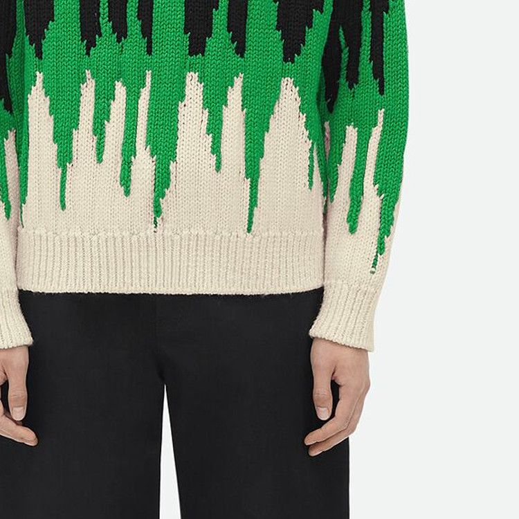 Bottega Veneta Bottega Veneta Patterned Wool Sweater Size M Size US M / EU 48-50 / 2 - 6 Thumbnail