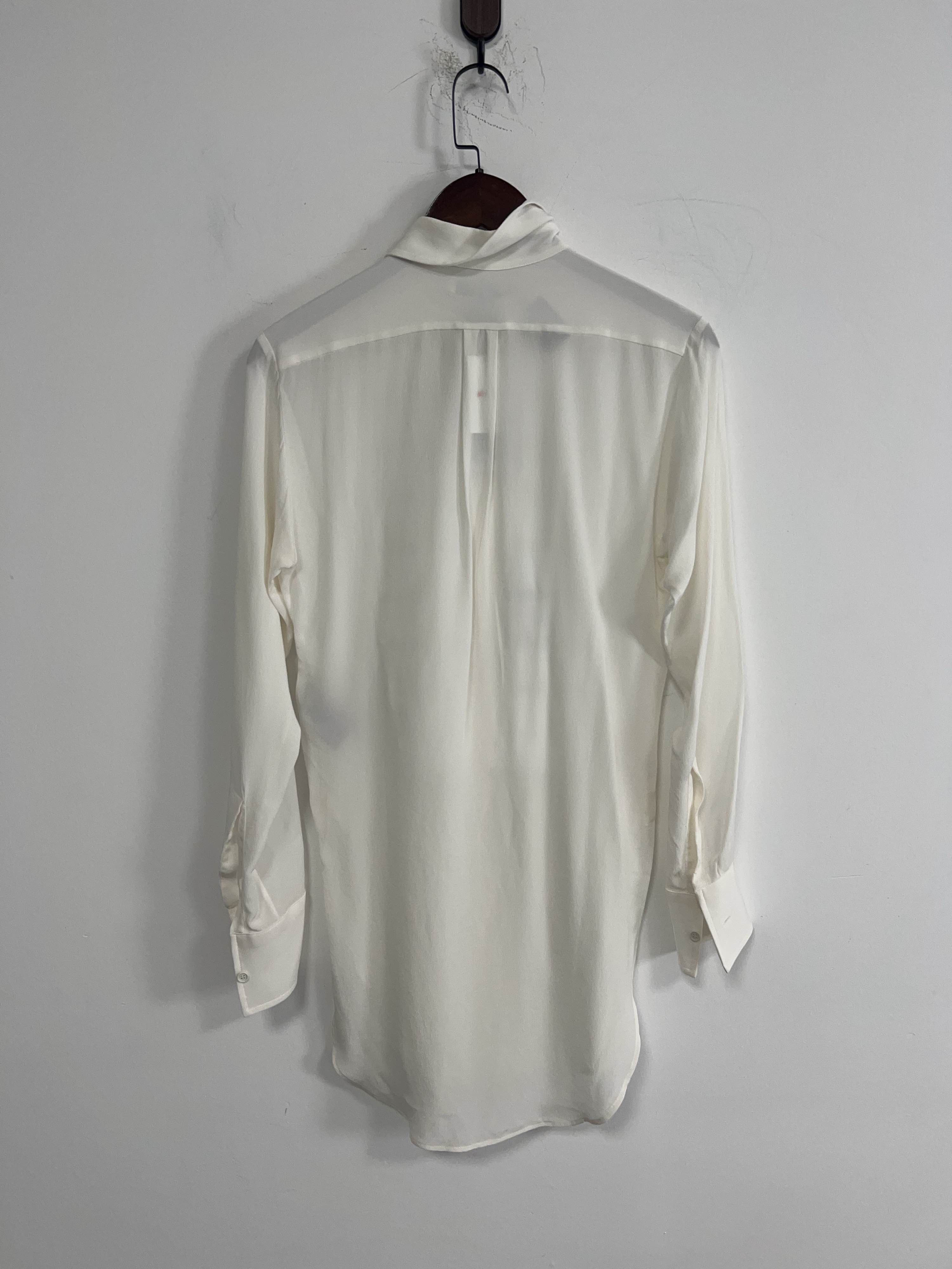 Bottega Veneta Bottega Veneta Silk Quilted Bib Button Up Shirt Size 34 Size XXS / US 00 / IT 34 - 2 Thumbnail