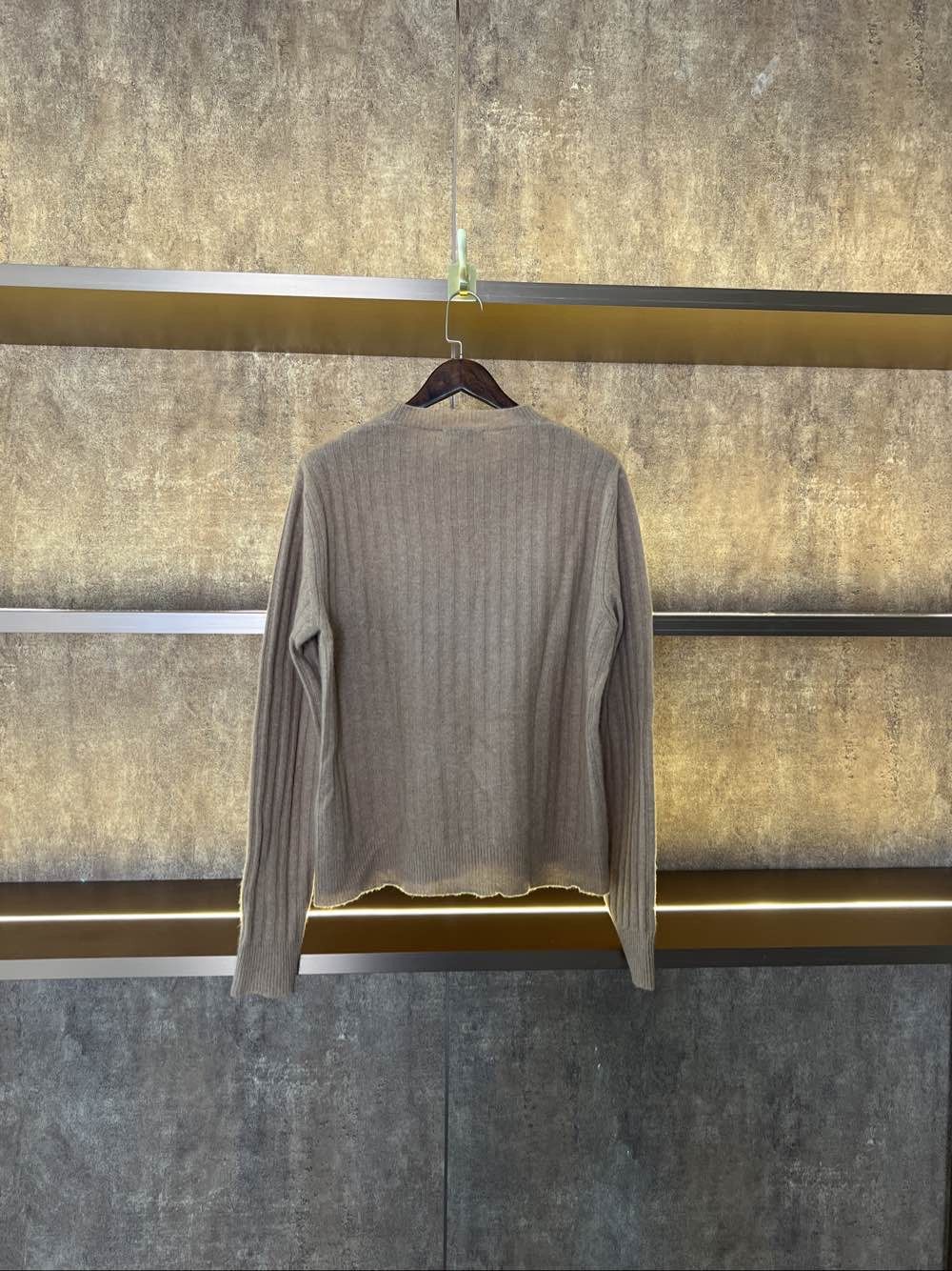 Bottega Veneta Bottega Veneta Ribbed Cashmere Sweater Size M Size US M / EU 48-50 / 2 - 2 Thumbnail