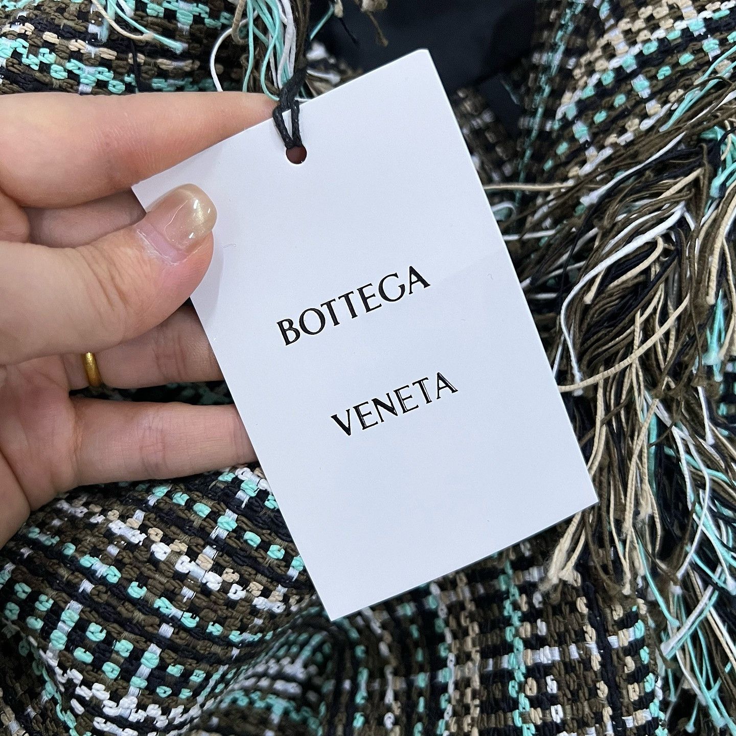Bottega Veneta Bottega Veneta Fringe Check Light Jacket US M Size US M / EU 48-50 / 2 - 5 Thumbnail