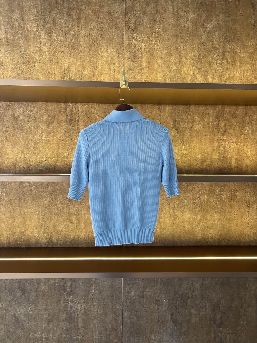 Bottega Veneta Bottega Veneta Ribbed Knit Polo Size L Size L / US 10 / IT 46 - 2 Thumbnail