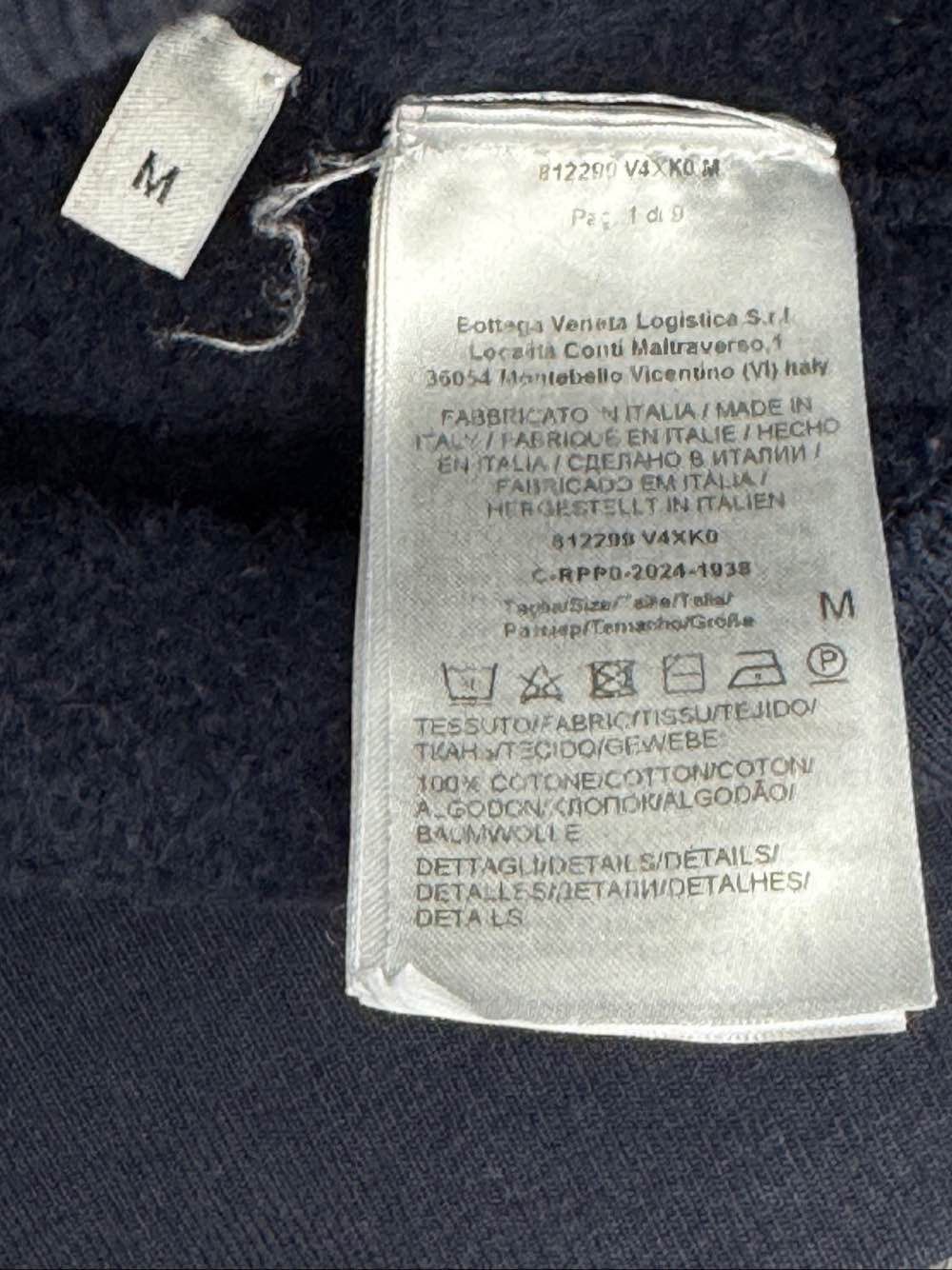 Bottega Veneta Bottega Veneta Logo Patch Hoodie Size M Size US M / EU 48-50 / 2 - 6 Thumbnail