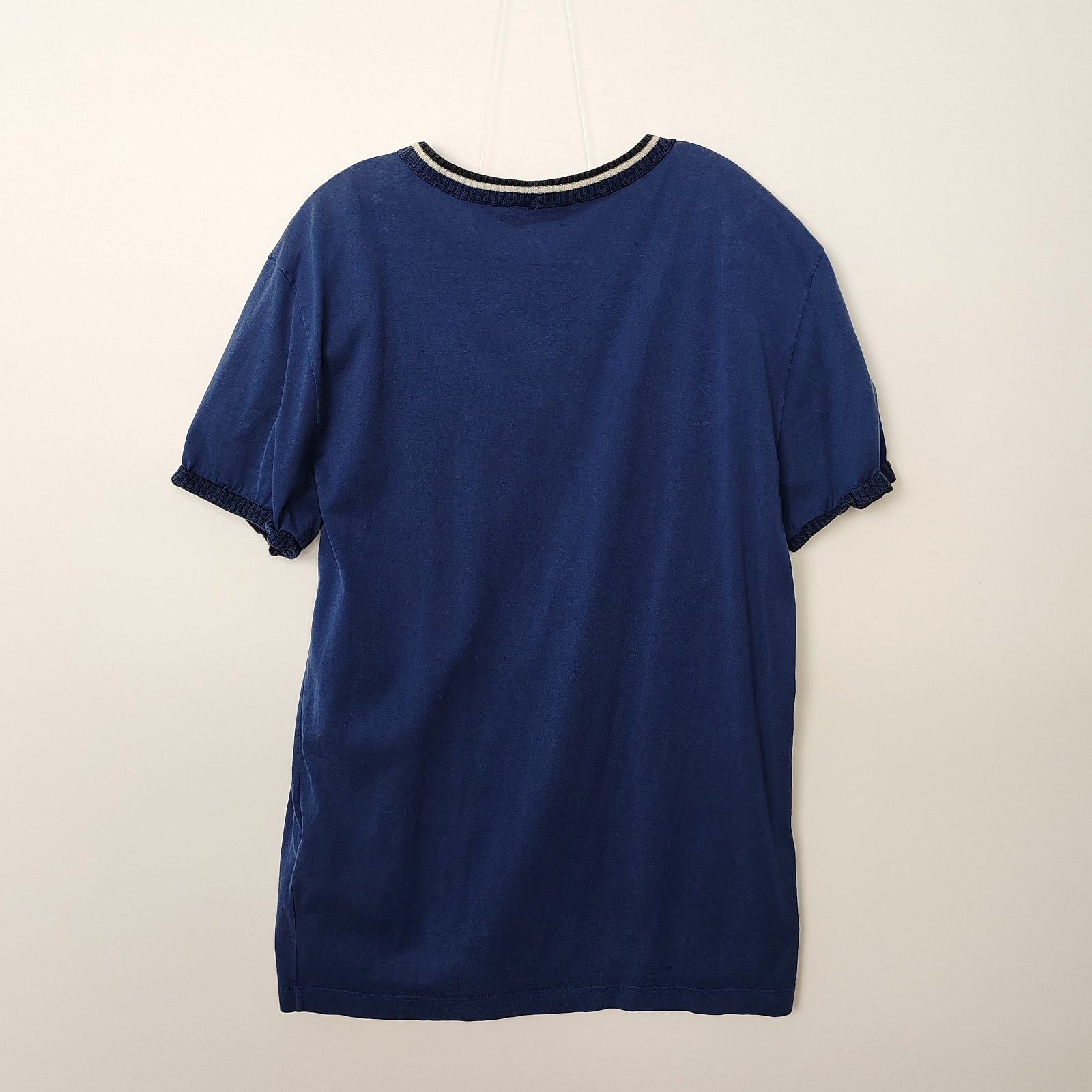 Bottega Veneta Bottega Veneta Striped Collar Cotton T-Shirt Size 48 Size US M / EU 48-50 / 2 - 2 Thumbnail