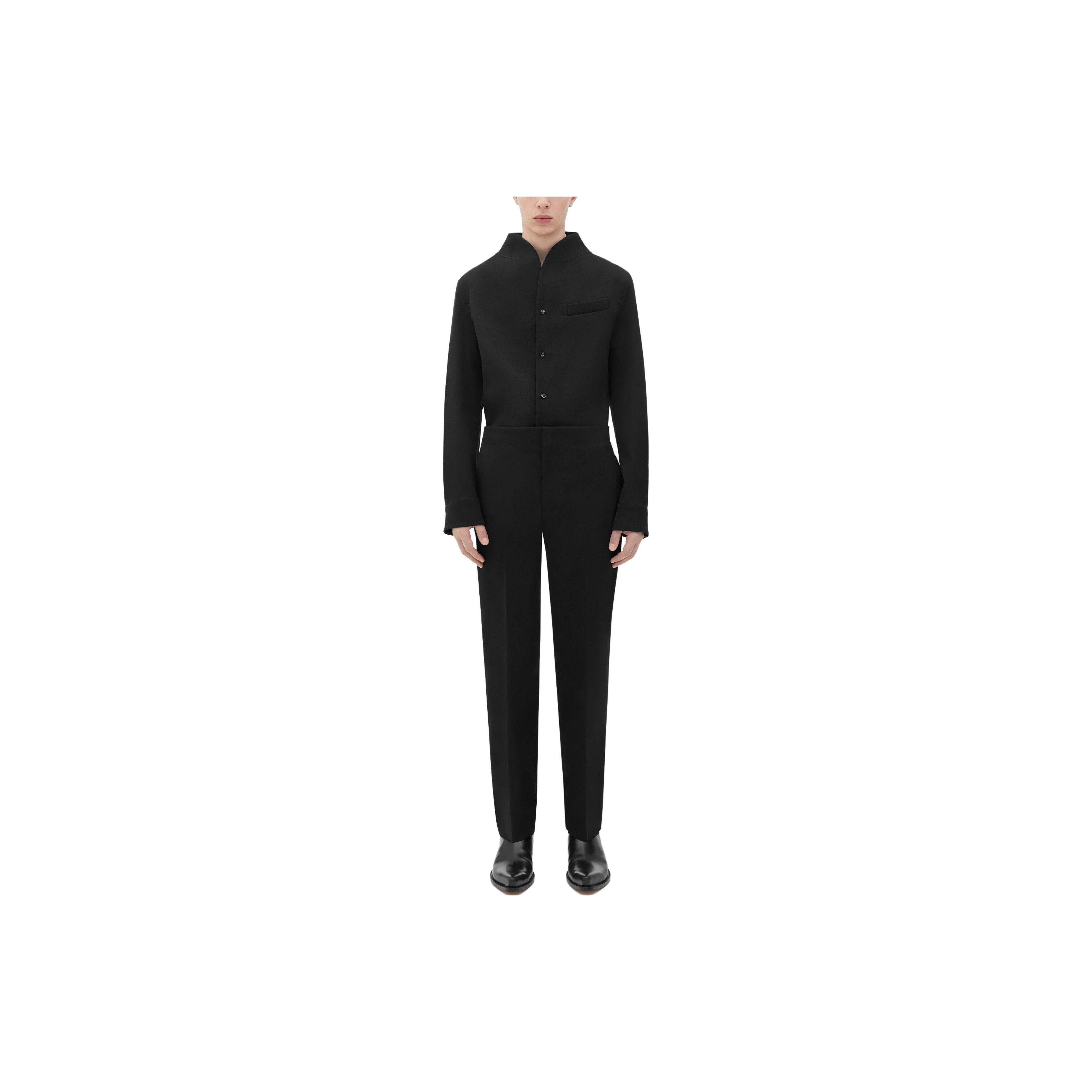 Bottega Veneta Bottega Veneta Wool Blend Button Up Shirt Size M Size US M / EU 48-50 / 2 - 8 Thumbnail