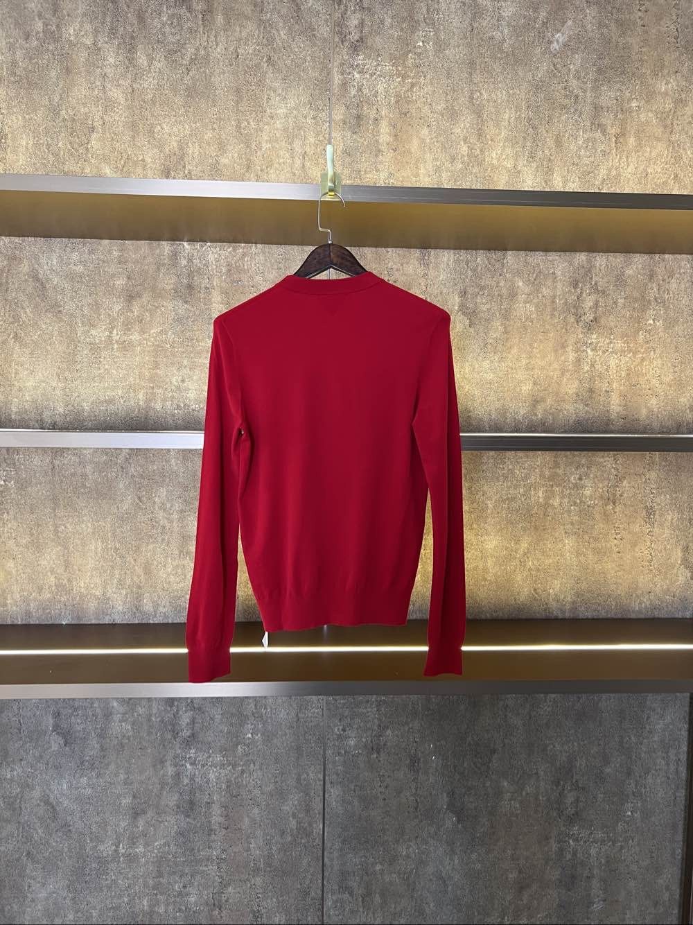 Bottega Veneta Bottega Veneta Red Knit Sweater Size M Size US M / EU 48-50 / 2 - 2 Thumbnail