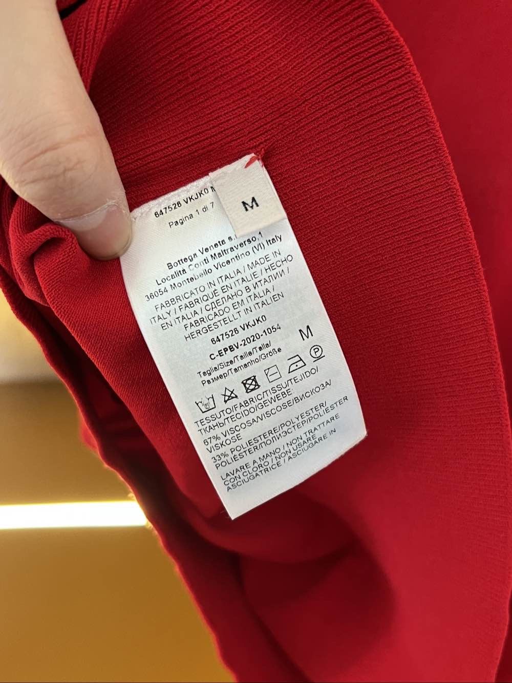 Bottega Veneta Bottega Veneta Red Knit Sweater Size M Size US M / EU 48-50 / 2 - 4 Thumbnail
