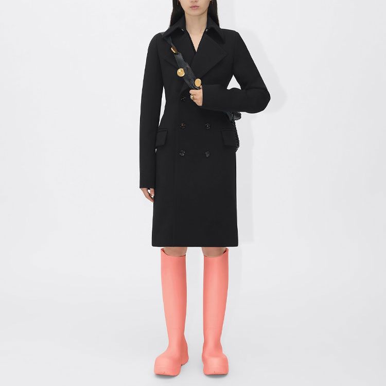 Bottega Veneta Bottega Veneta Wool Double-Breasted Coat Size 44 Size M / US 6-8 / IT 42-44 - 9 Thumbnail