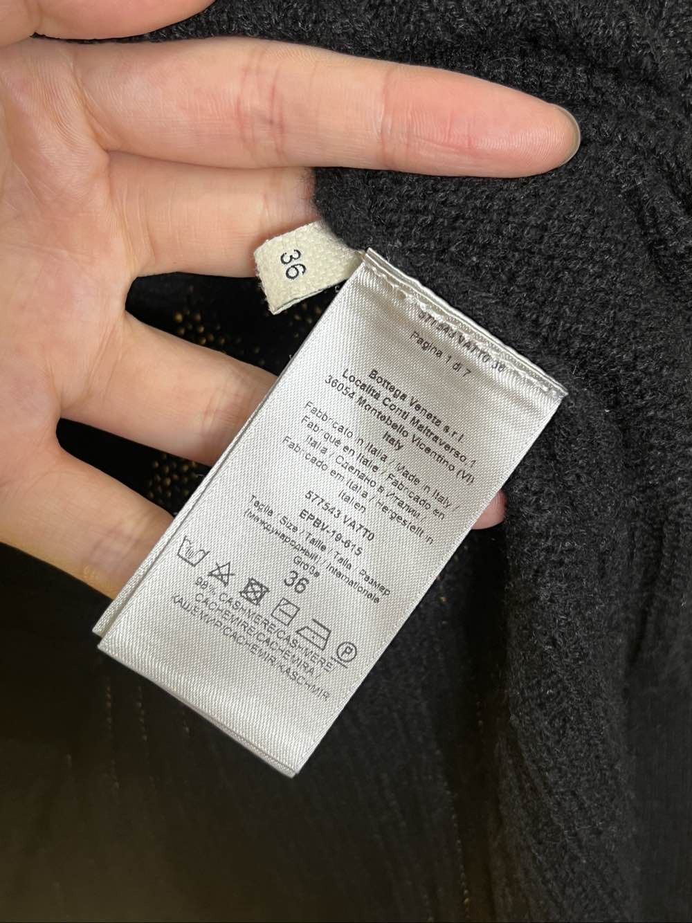 Bottega Veneta Bottega Veneta Cashmere Knit Sweater Size 36 Size XS / US 0-2 / IT 36-38 - 4 Thumbnail