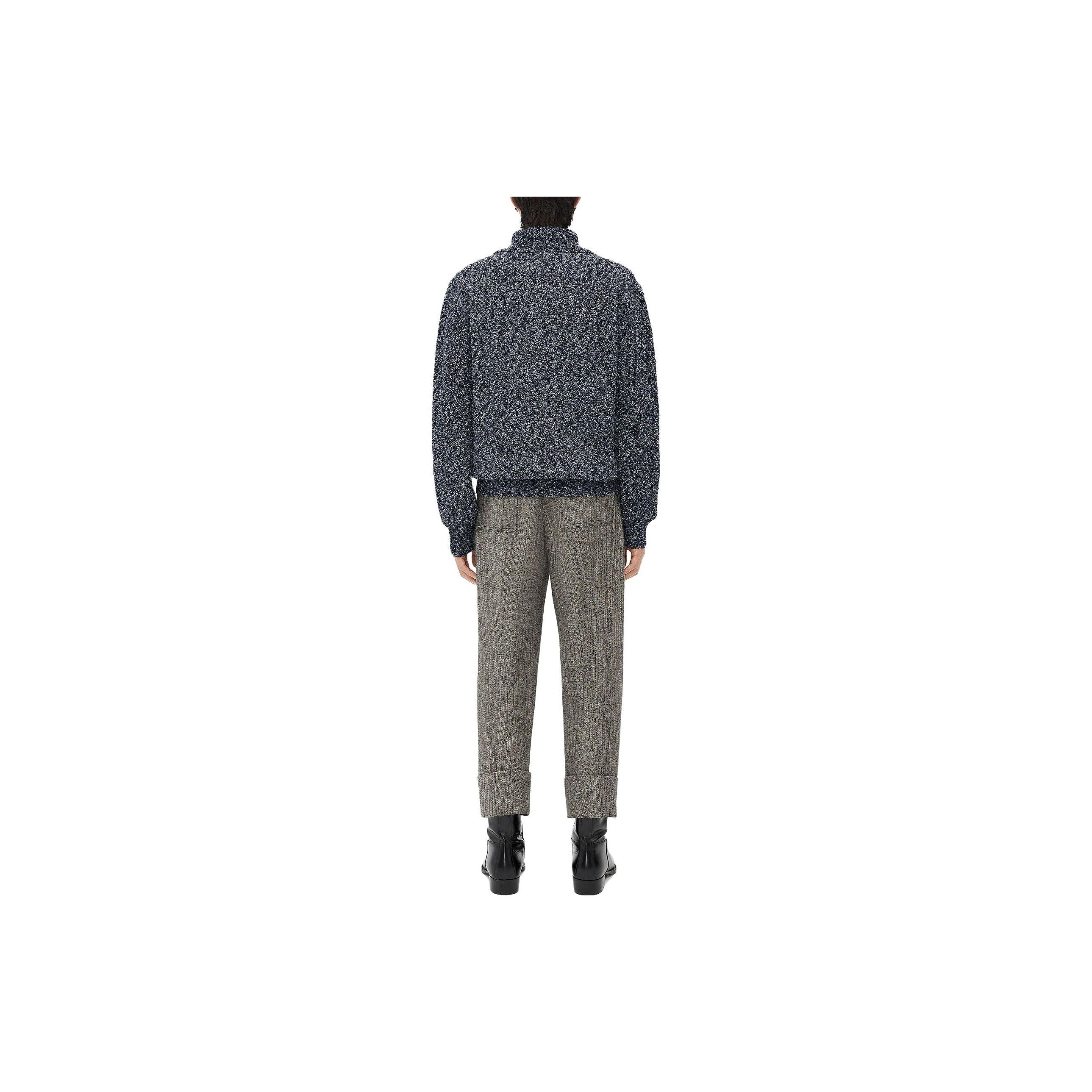 Bottega Veneta Bottega Veneta Speckled Half-Zip Sweater Size L Size US L / EU 52-54 / 3 - 8 Thumbnail