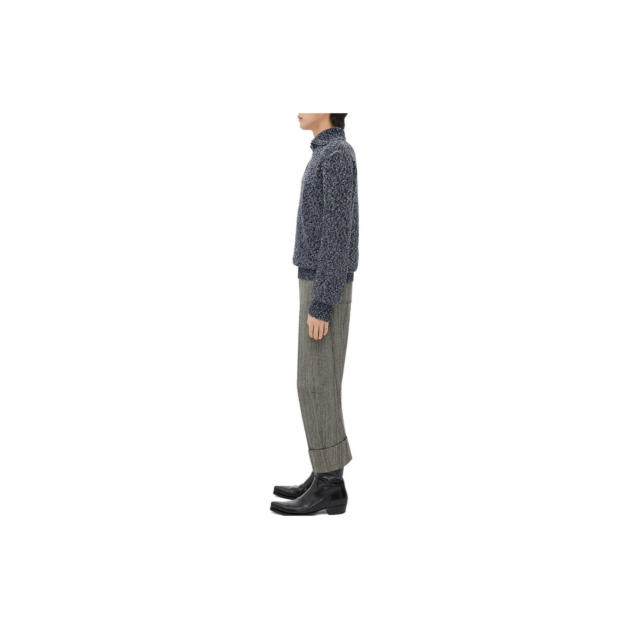 Bottega Veneta Bottega Veneta Speckled Half-Zip Sweater Size L Size US L / EU 52-54 / 3 - 9 Thumbnail