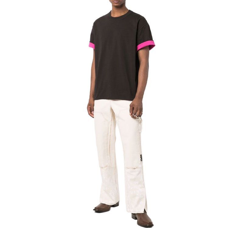 Bottega Veneta Bottega Veneta Contrast Cuff T-Shirt Size L Size US L / EU 52-54 / 3 - 6 Thumbnail