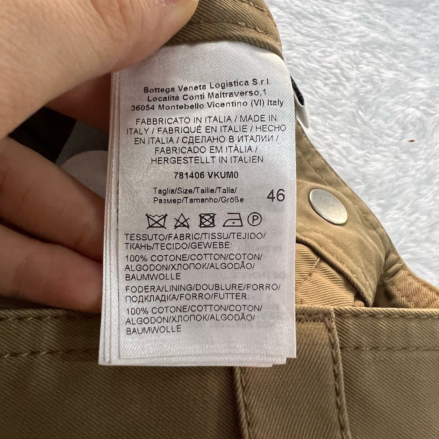 Bottega Veneta Bottega Veneta Khaki Cargo Pants Size 46 Size US 30 / EU 46 - 4 Thumbnail
