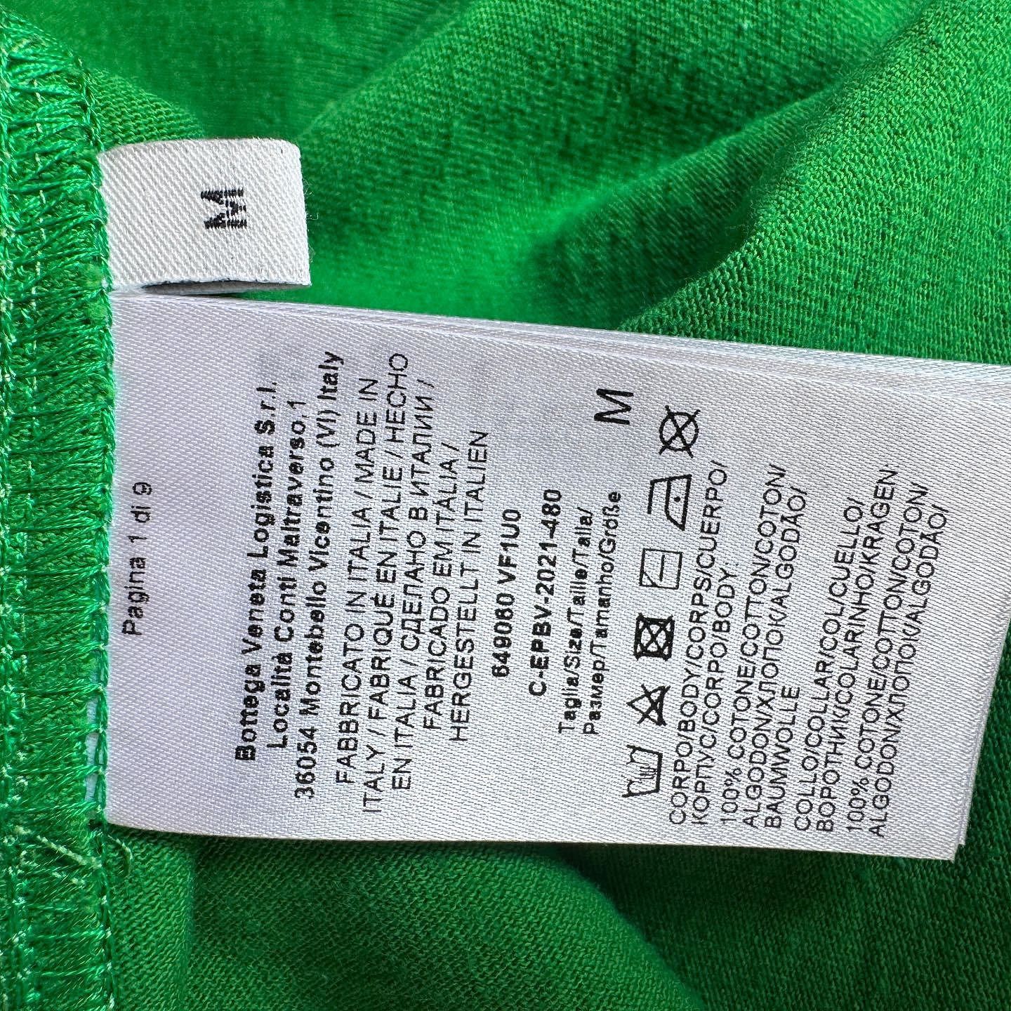 Bottega Veneta Bottega Veneta Green T-Shirt Size M Size M / US 6-8 / IT 42-44 - 4 Thumbnail